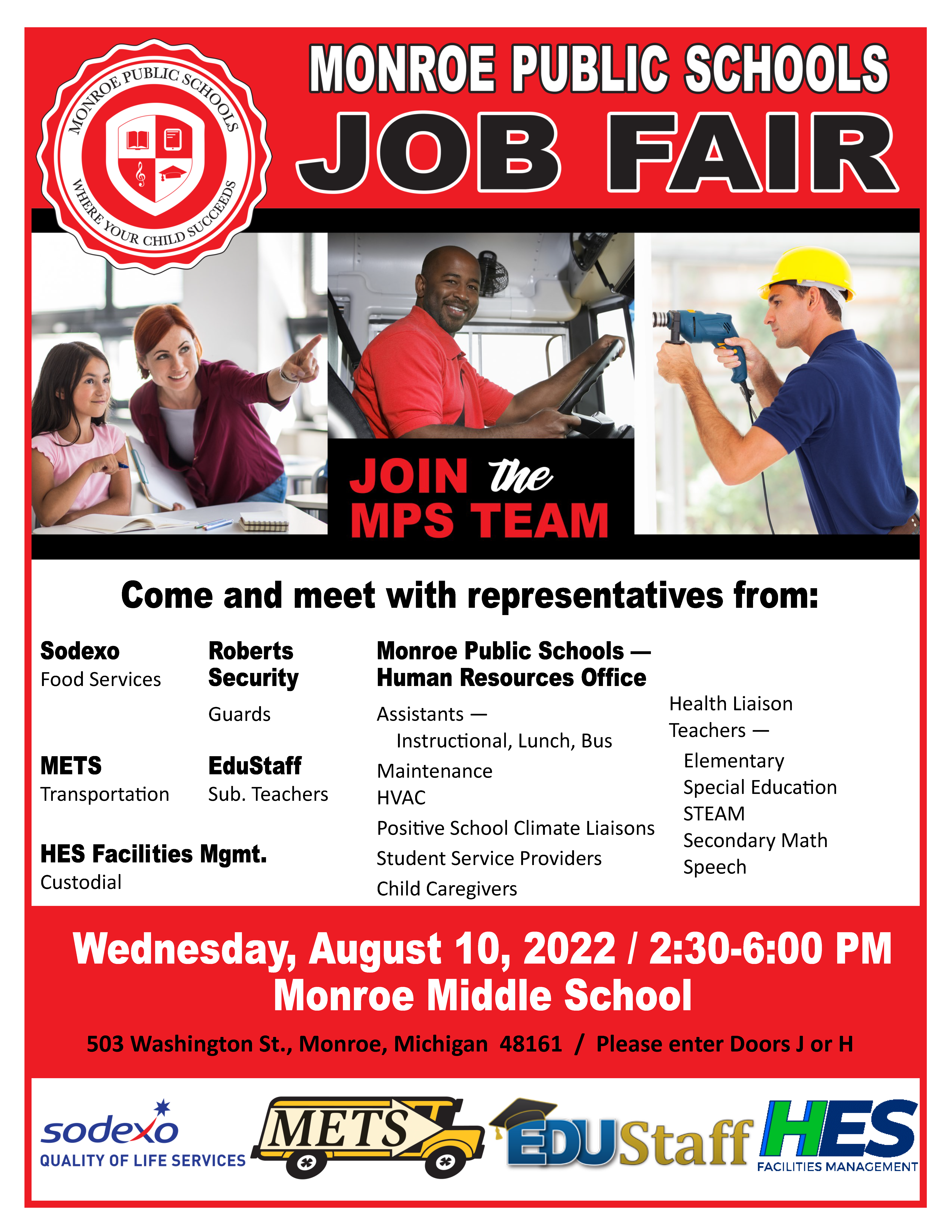 MPS Job Fair - August 10, 2022
