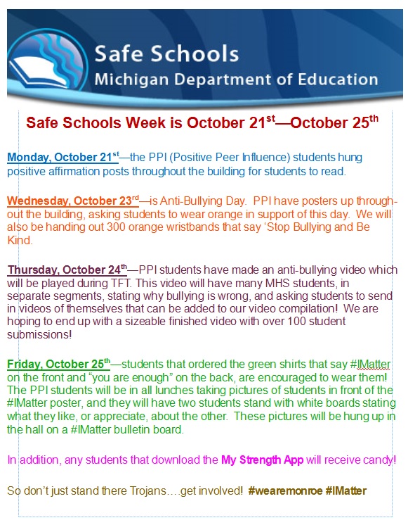 Safe Schools Week 2019